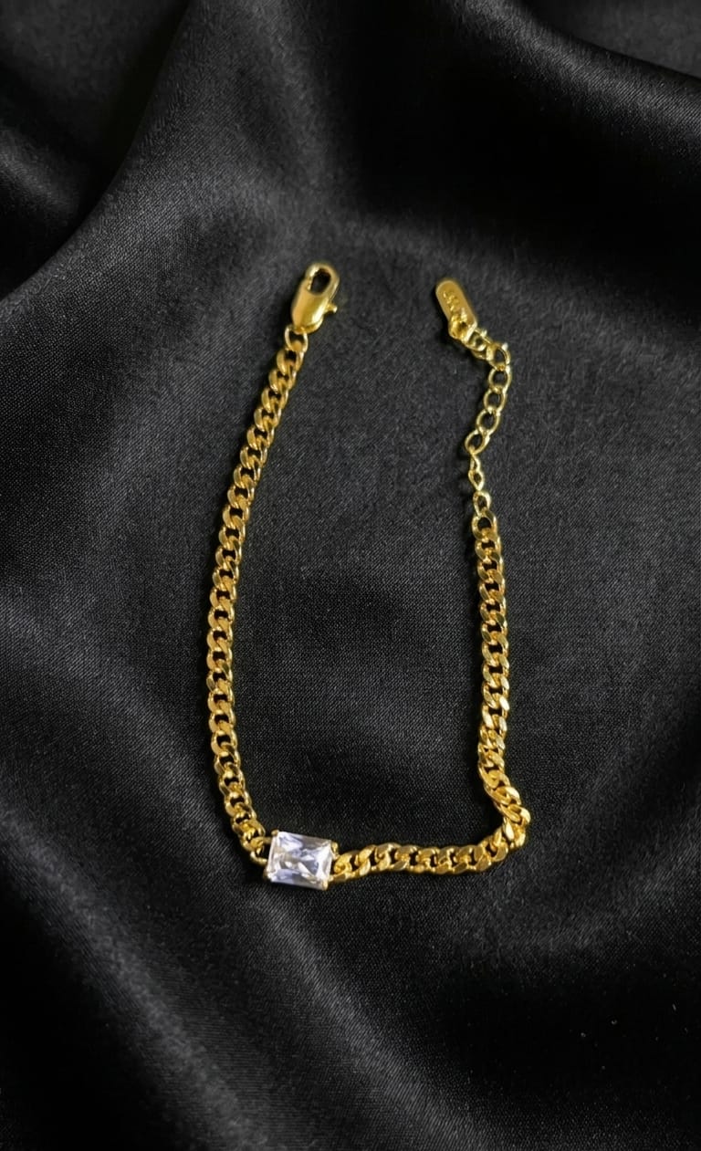 Pulsera Grumet con brillo
