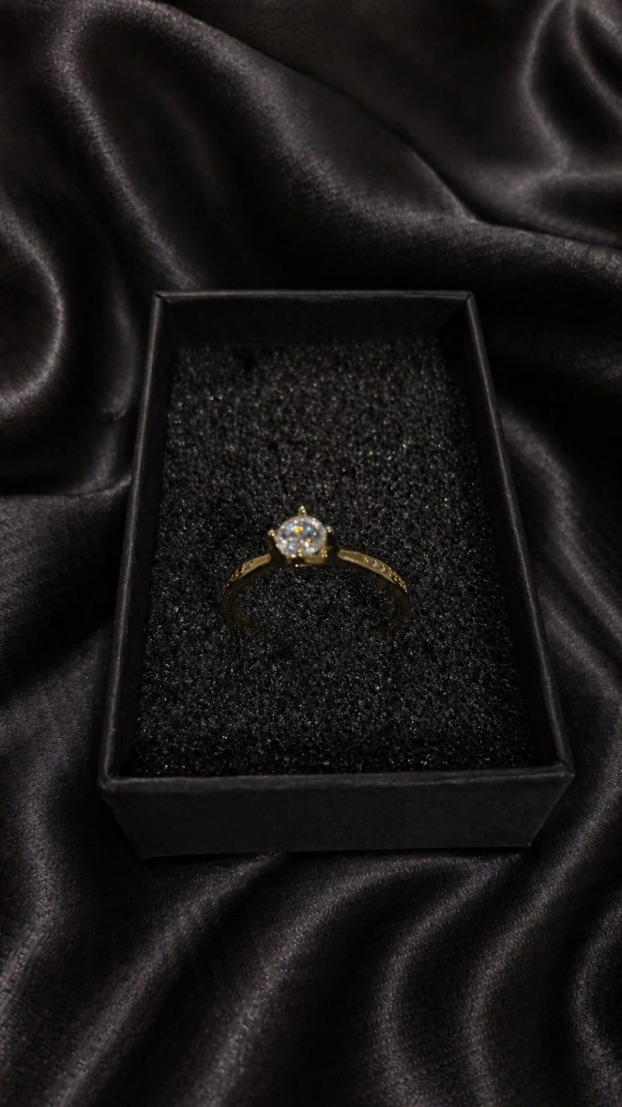 Anillo Solitario ajustable